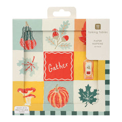 Autumnal Paper Napkins - 20 Pack | Autumn Decor |