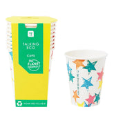Birthday Brights Rainbow Star Cups - 8 Pack | Kids Birthday Party |