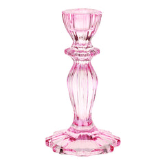 Coloured Glass Candle Holders