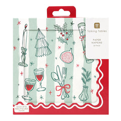 Christmas Paper Napkins - 20 Pack | Christmas Decor |