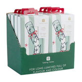 Christmas Icons Long Lunch Paper Napkins - 8 Pack Display | Christmas Decor |