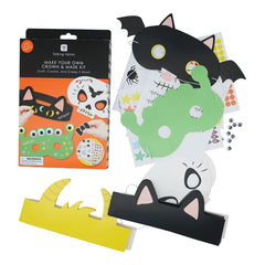 Halloween Masks & Headband Kit - 12 Pack | Halloween Decor |