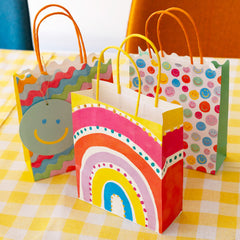 Happy Face Gift Tags - 8 Pack | Party Supplies |
