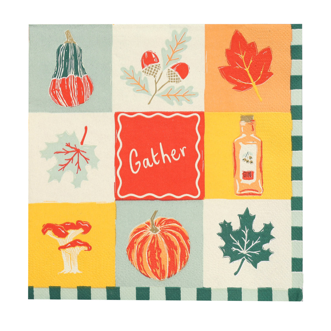 Autumnal Paper Napkins - 20 Pack | Autumn Decor |