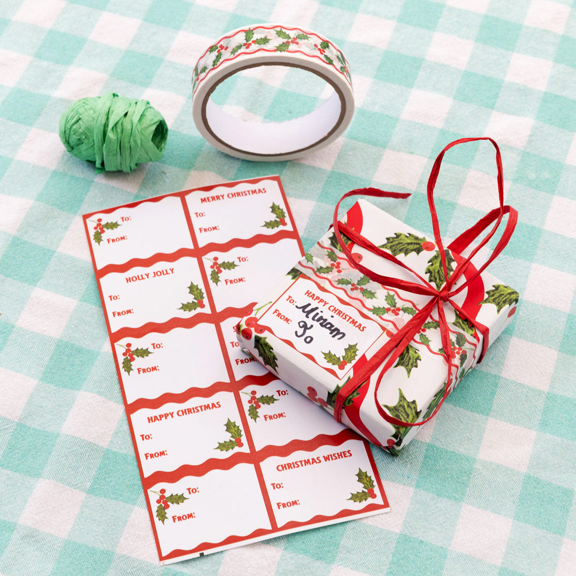 Holly Paper Tape - 20m