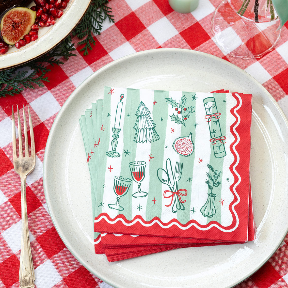 Christmas Paper Napkins - 20 Pack | Christmas Decor |