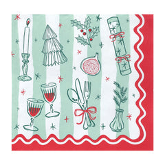 Christmas Paper Napkins - 20 Pack | Christmas Decor |