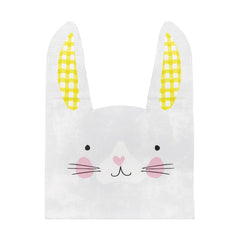 Bunny Shaped Paper Napkins - 20 Pack | Summer Napkins |