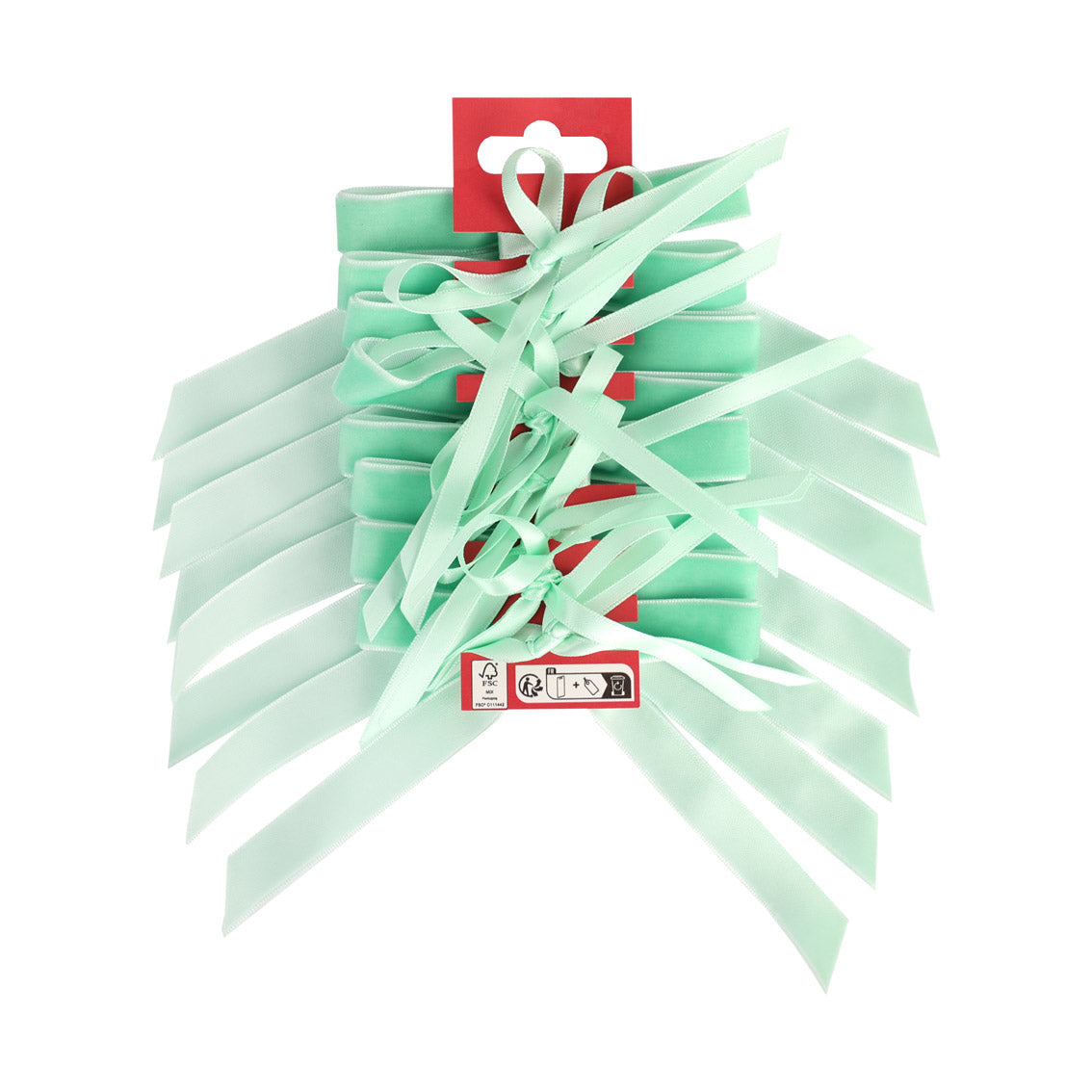 Green Velvet Bows - 8 Pack | Home Decor |