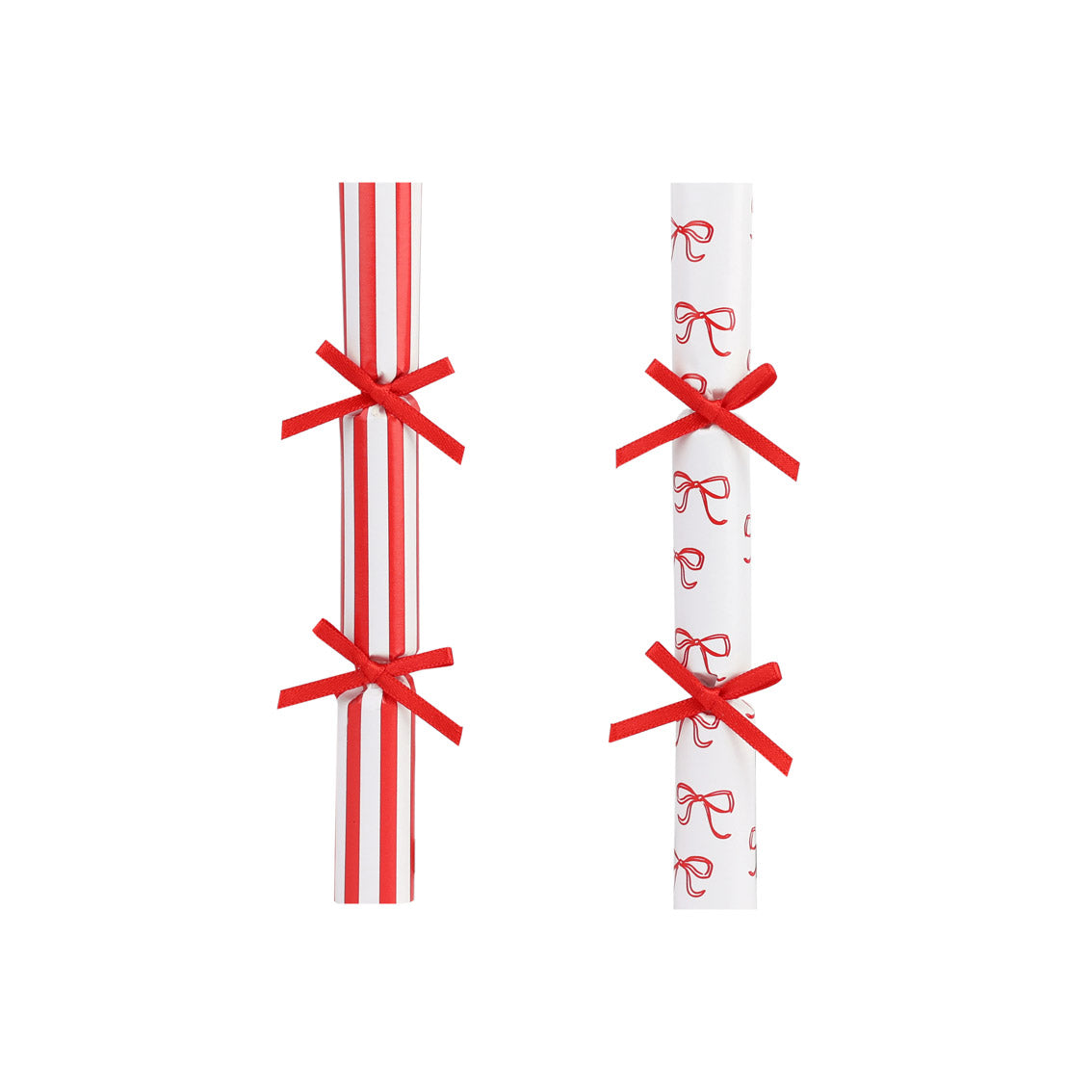 Bow Christmas Saucer Crackers - 10 Pack Display | Christmas Decor |