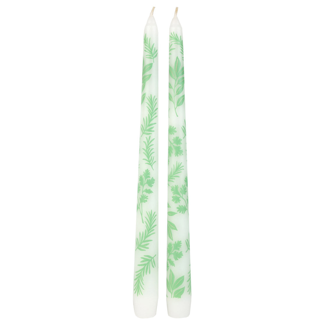 Herb Taper Dinner Candles - 2 Pack | Summer Candles |