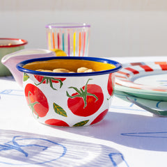 Food Icons Fabric Table Cover | Summer Tableware |
