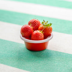 Heart Red Enamel Dip Dish - 8cm | Wedding Decor |