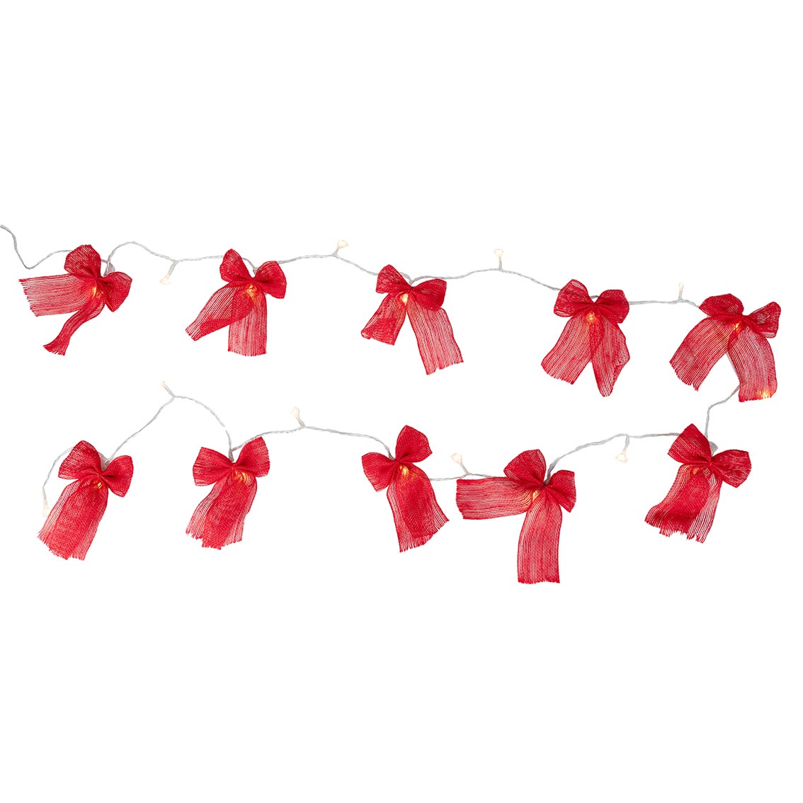 Fabric Bow LED String Lights - 2.6m | Everyday Decor |
