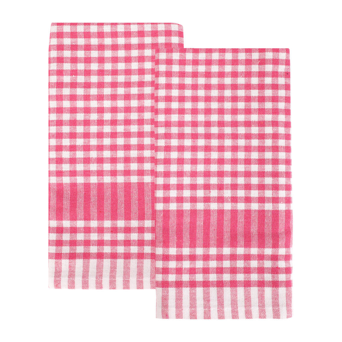Gingham Fabric Tea Towels - 2 Pack