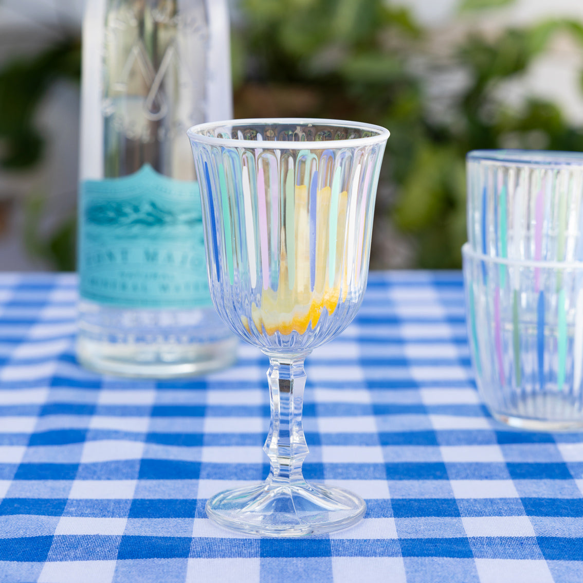 Blue Gingham Tablecloth | Summer Decor |