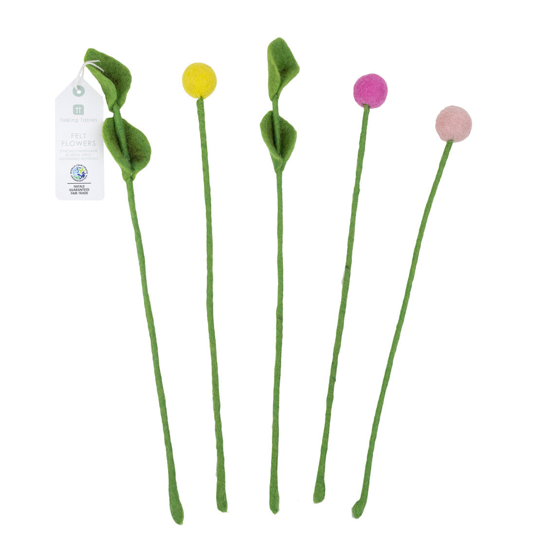 Handmade Felt Rose Flowers Bundle | Summer Decor |