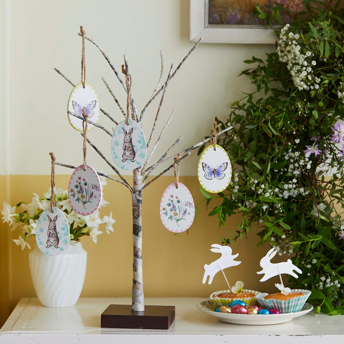 Natural Recycled Paper Tree | Home Decor |