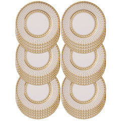 Gold Large Paper Plates - 24 Pack