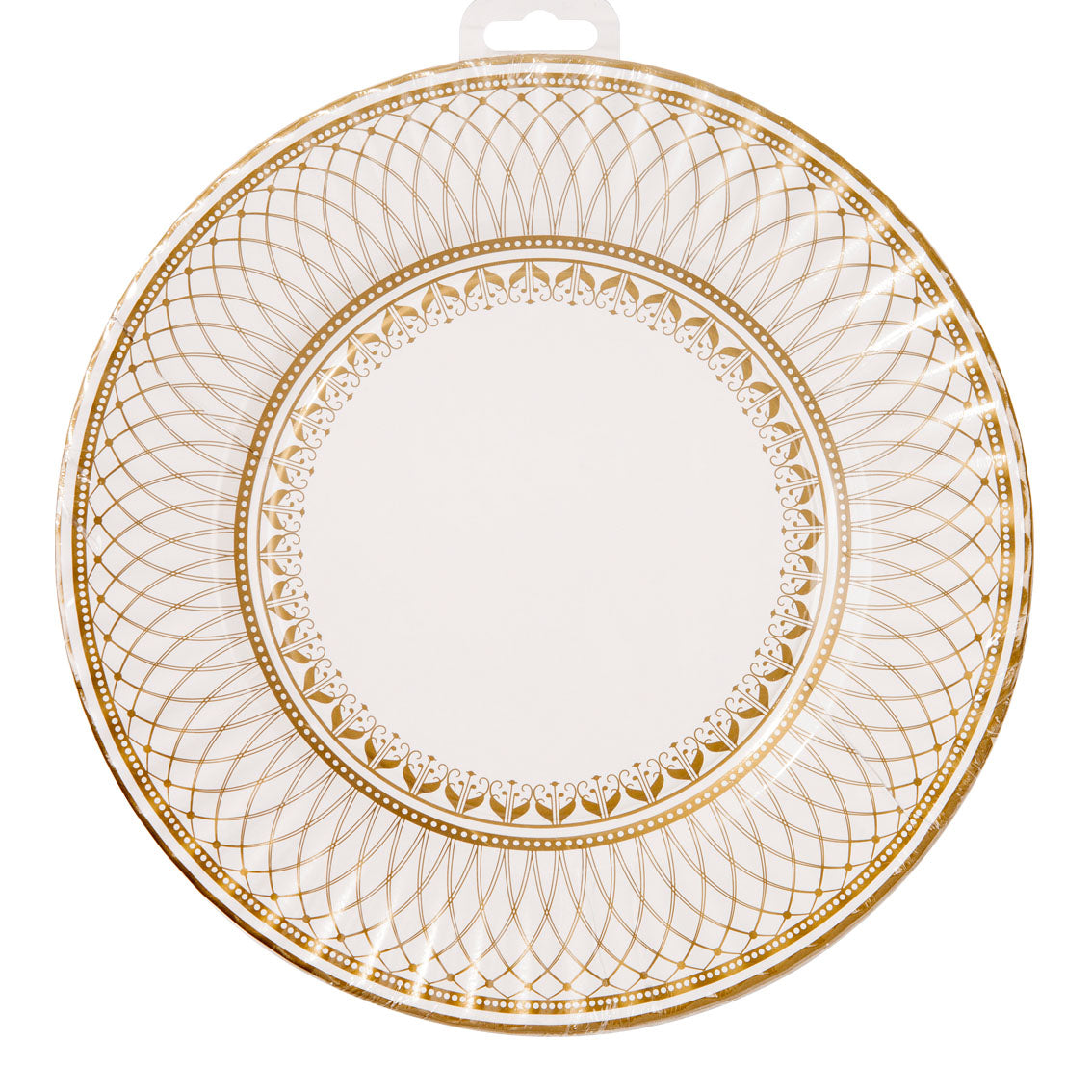 Gold Large Paper Plates - 24 Pack