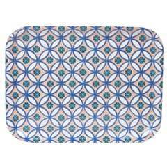 Moroccan Souk Pink Wooden Tray | Summer Party Decor |
