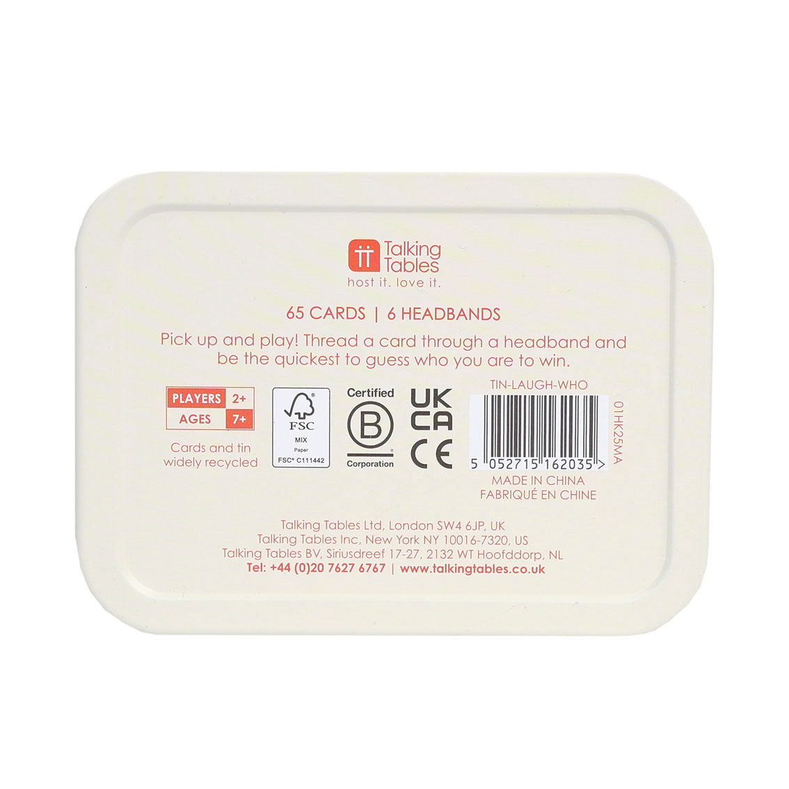 Laugh in a Tin - 20 Unit Mixed Display | Travel Games |