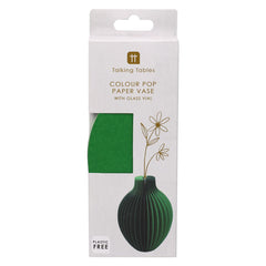 Green Honeycomb Colour Pop Paper Vase | Summer Gifts |