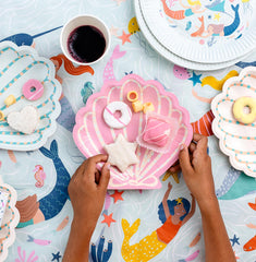 Mermaid Paper Table Cover